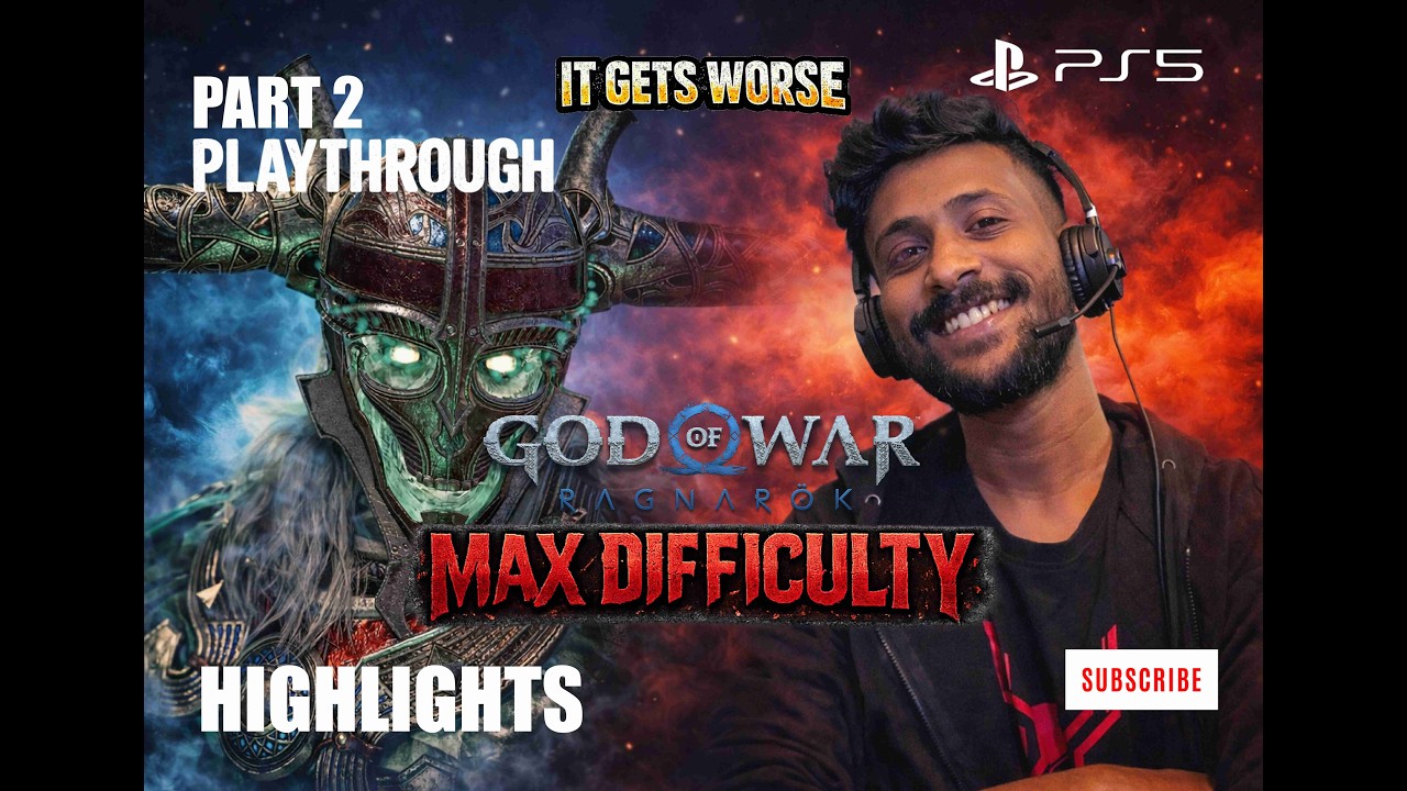 GOW RAGNAROK MAX DIFFICULTY DEATH COMPILATION | PS5 | @gamer_namboo | PART 2