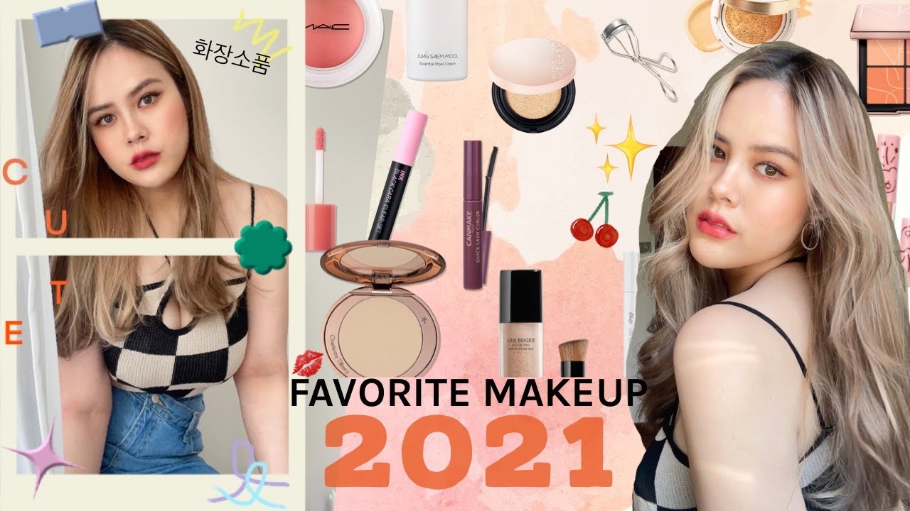 FAVORITE MAKEUP 2021 ที่สุดของเมคอัพ คัดแล้ว19ชิ้นลุคลูกคุณต้องมี | Lily nawiya
