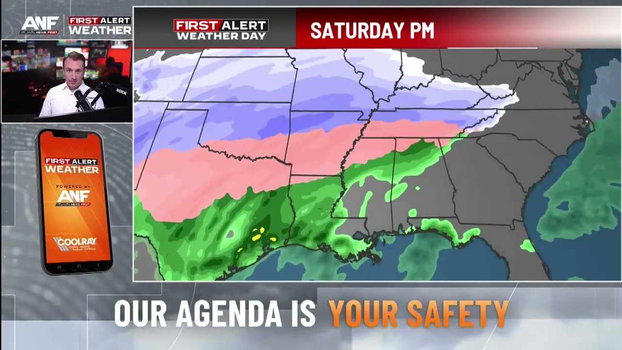 FIRST ALERT WEATHER: Atlantans stocking up ahead of weekend winter storm | LIVE WEDNESDAY UPDATE