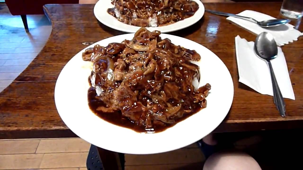 洋食 「梅香亭」ハヤシライス (Hayashi rice at restaurant Baikotei)