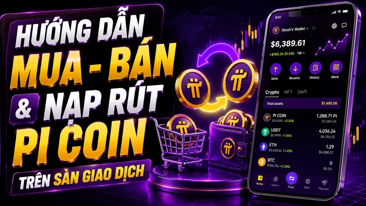 PI NETWORK | HƯỚNG DẪN MUA-B&Aacute;N PI & NẠP-R&Uacute;T TIỀN TR&Ecirc;N S&Agrave;N GIAO DỊCH VỀ NG&Acirc;N H&Agrave;NG