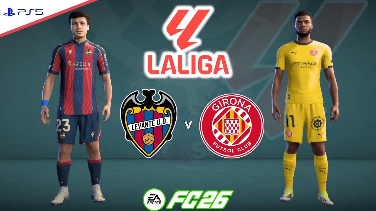 Levante v Girona | La Liga 25/26 - Round 27 | Full Match Simulation | FC 26 PS5™[4K]