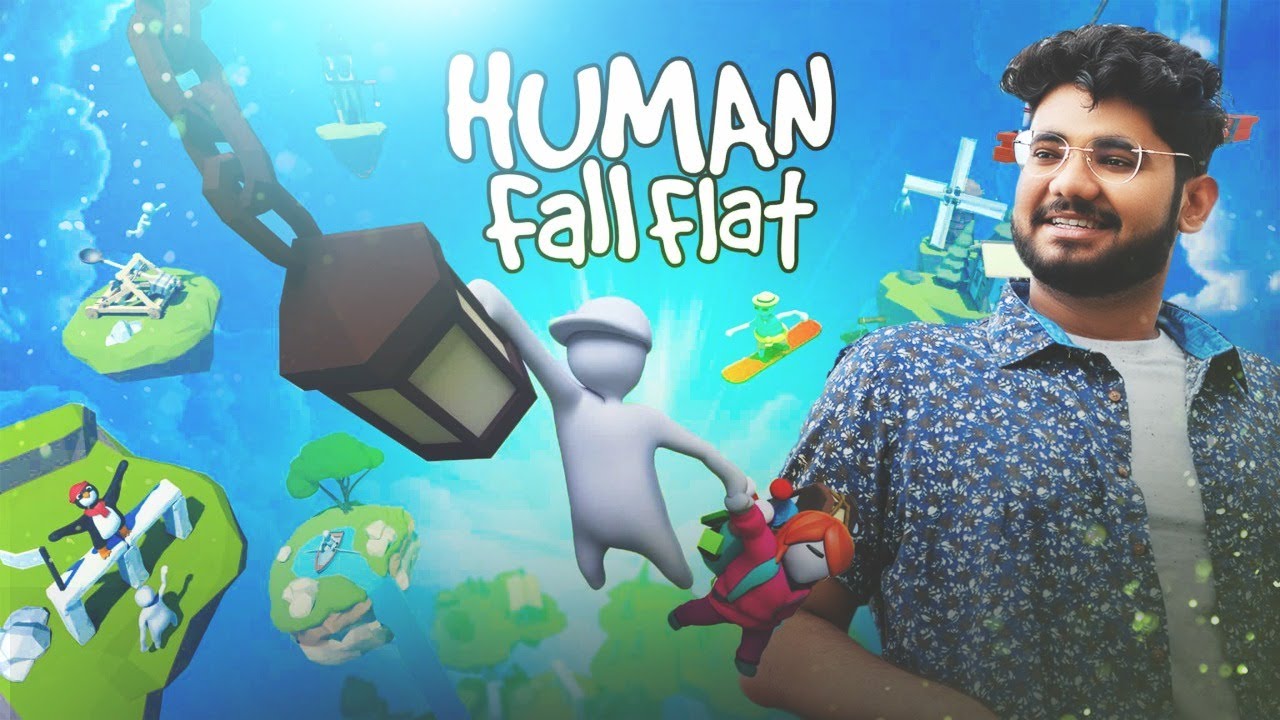🔴LIVE :  HUMAN FALL FLAT!🤩 || NIGHT CHILL STREAM WITH H¥DRA | Alpha!😋