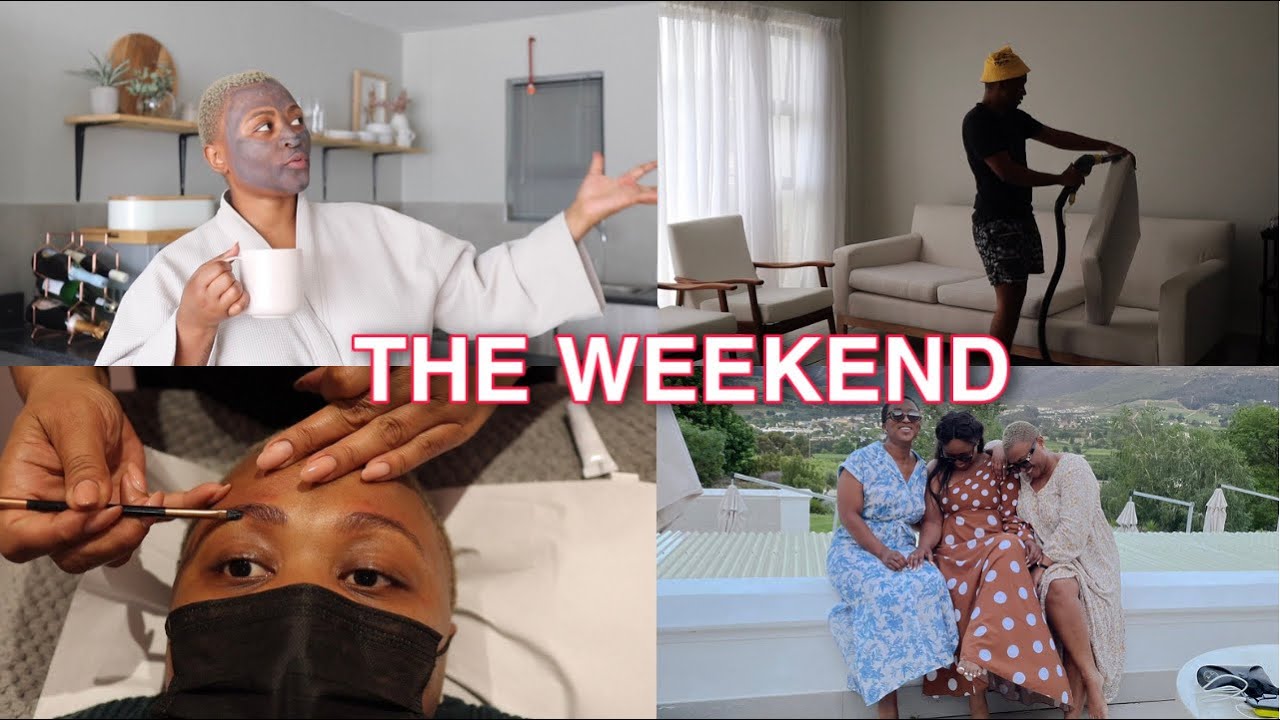 SPEND THE WEEKEND WITH ME | Cleaning my couches | Facial grooming appointment and lunch date