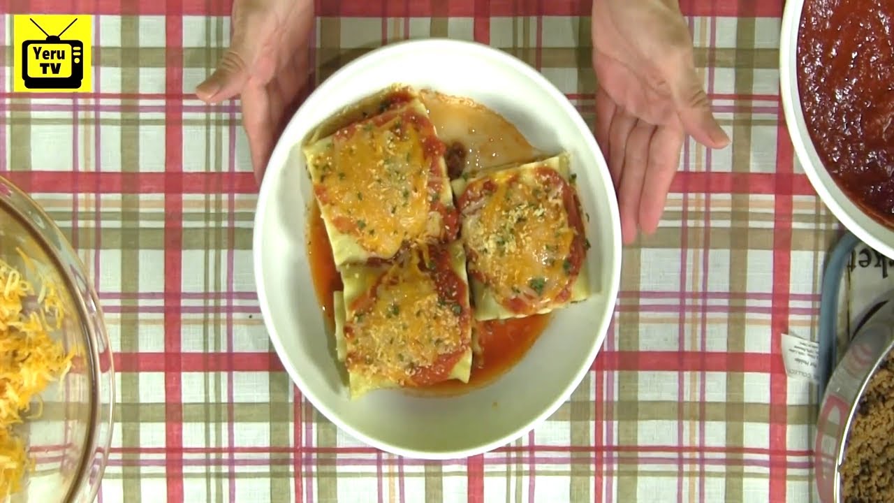 ROLLITOS DE LAZAÑA