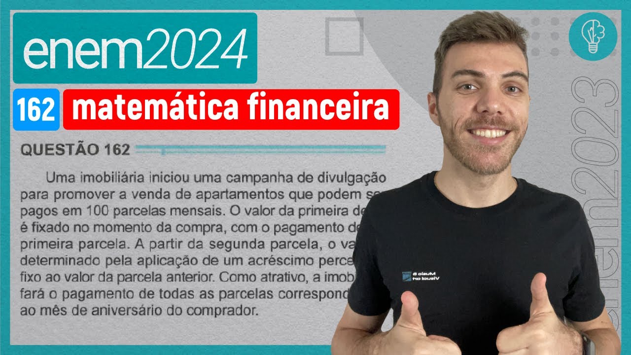 Uma imobiliária iniciou uma campanha de divulgação para promover a venda de - MATEMÁTICA FINANCEIRA