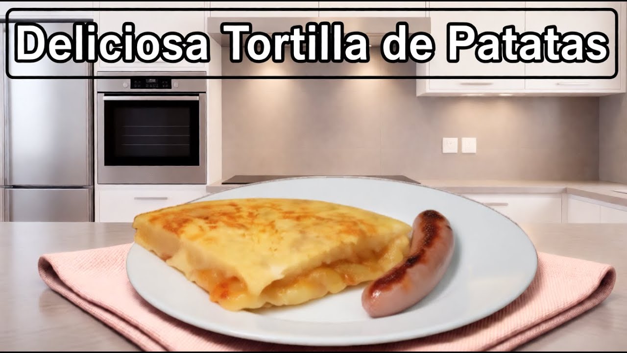 Tortilla de Patatas deliciosa. Receta fácil paso a paso.