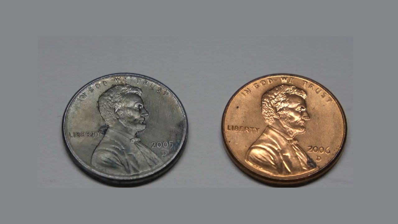 Removing copper from a penny