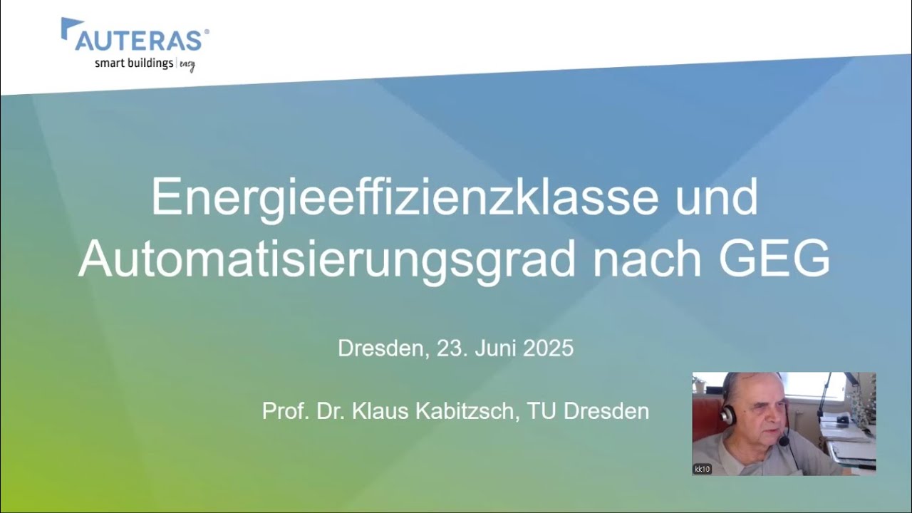 Energieeffizienzklasse und Automatisierungsgrad nach GEG