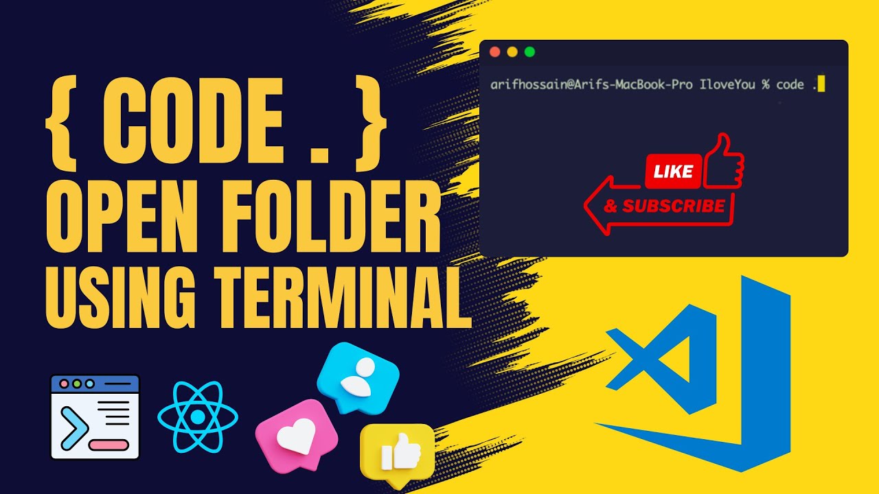How to Easily Open Directories in VS Code with One Command! (code . )