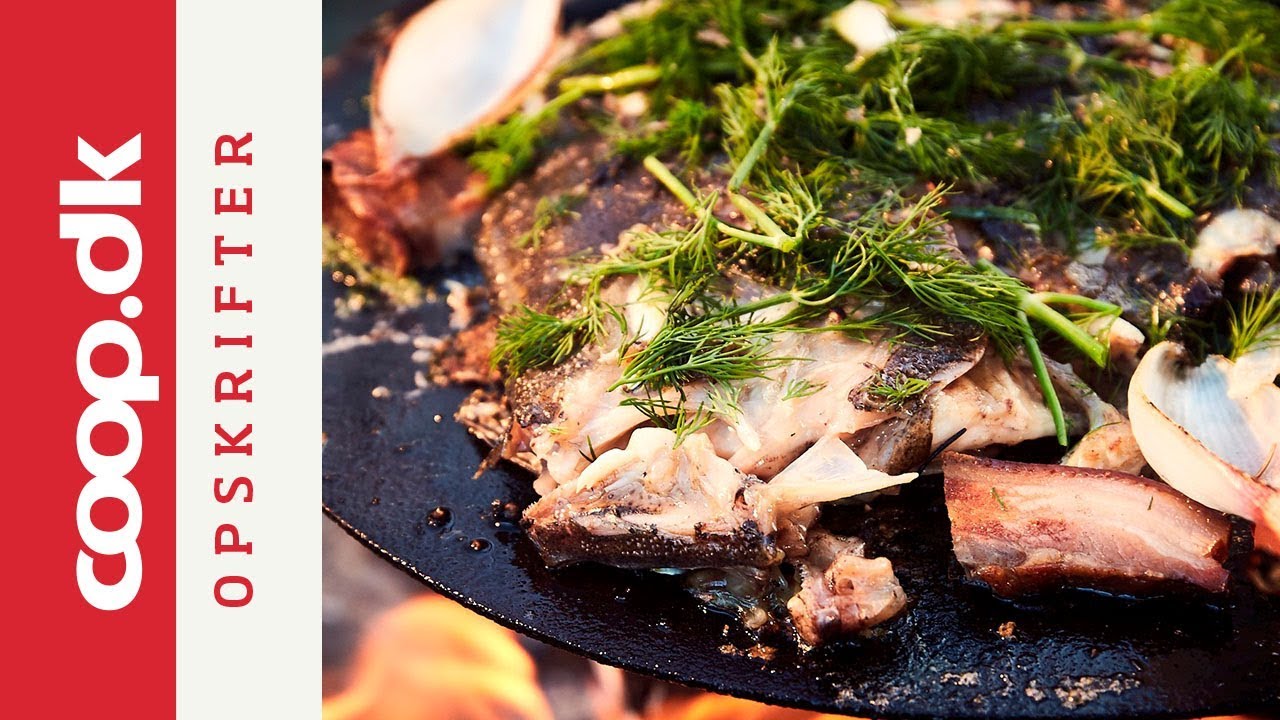 Pighvar med spr&oslash;de gr&oslash;ntsager, bacon og frisk dild | Claus Holm