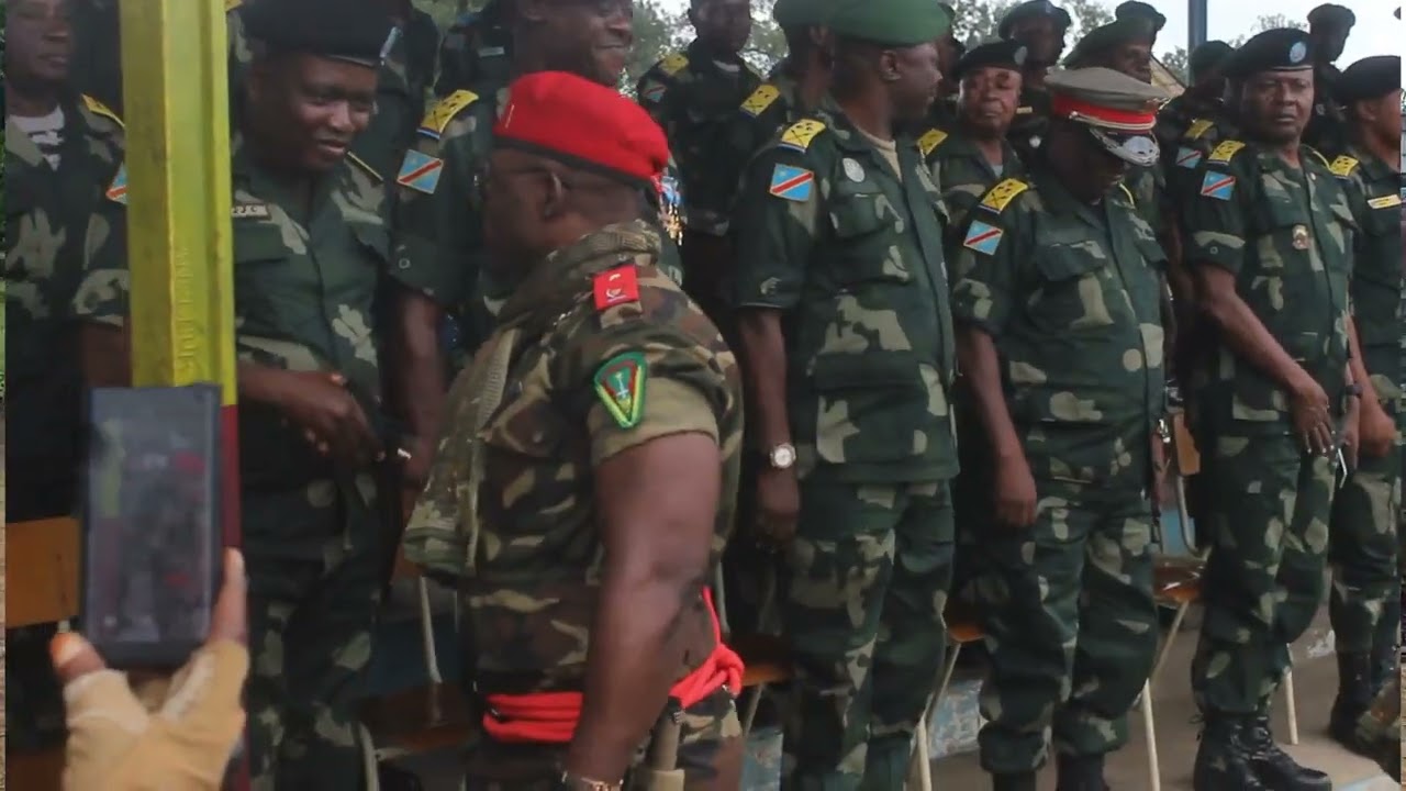 Le Général John TSHIBANGU séjourne à Kananga Chef-lieu de la Province du Kasaï Central.