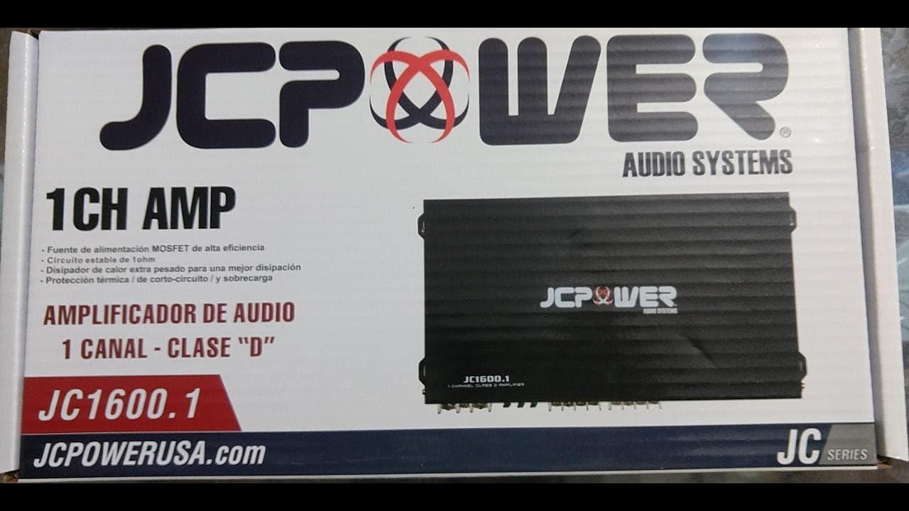 UNBOXING-Amplificador de Bajos JCPOWER 1600.1