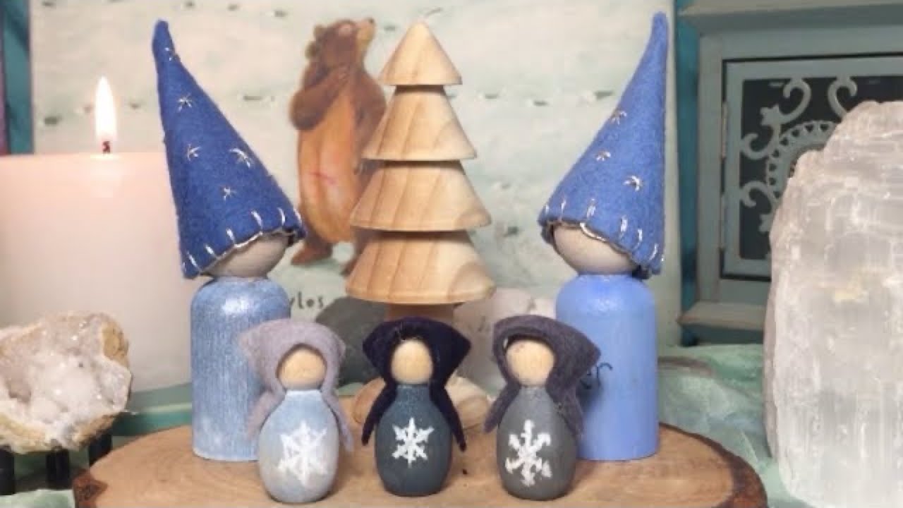 Winter Peg Doll Tutorial
