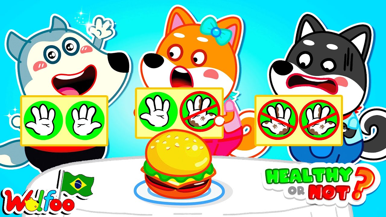 Mãos Limpas com Wolfoo 🖐️ | Aprenda Hábitos de Higiene Divertidos – Wolfoo em Português