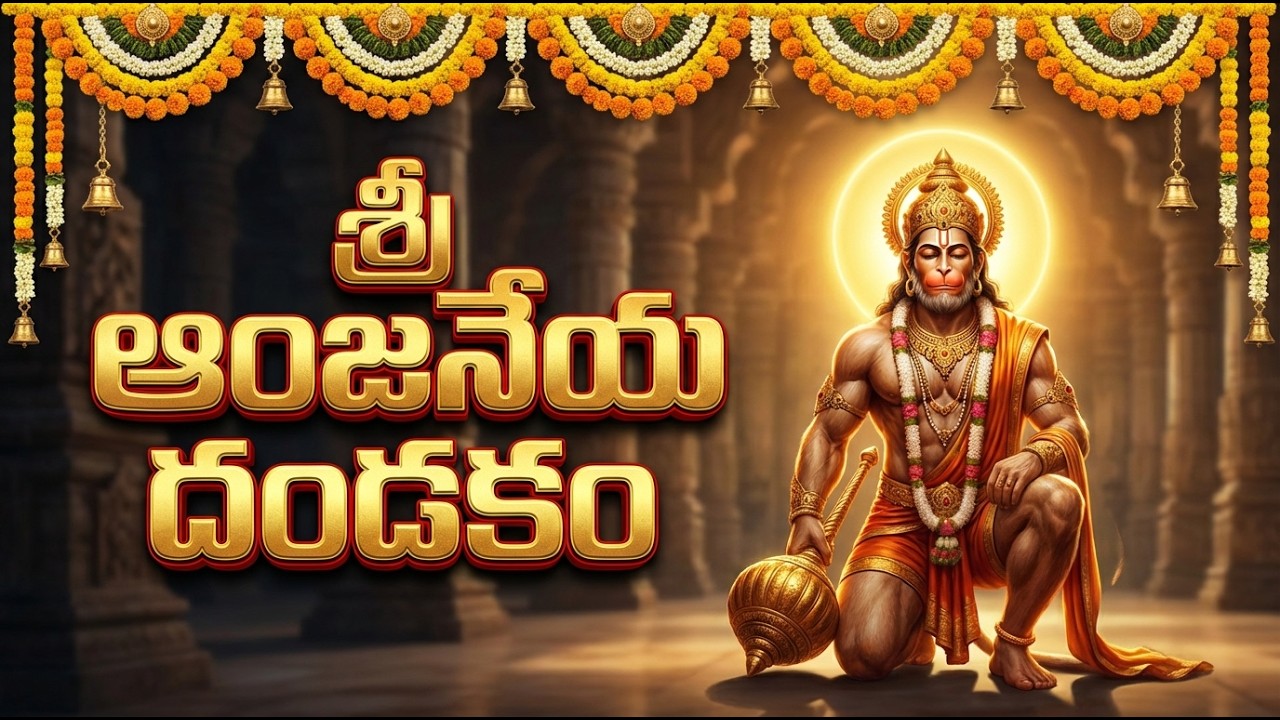 Sri Hanuman Dandakam With Lyrics | శ్రీ ఆంజనేయ దండకం | Sri Hanuman Dandakam | Hanuman Songs Telugu