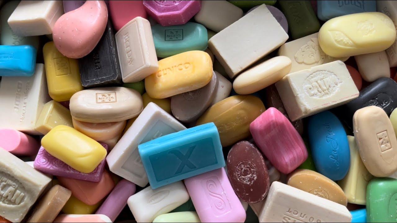 ASSORTED soap *660 | Cutting soap (no talking) | АСМР Резка мыла | #asmrsoap #carvingsoap