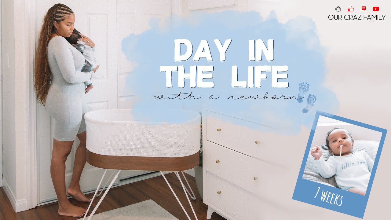 DAY IN THE LIFE WITH A NEWBORN // STAY AT HOME WORKING MOM