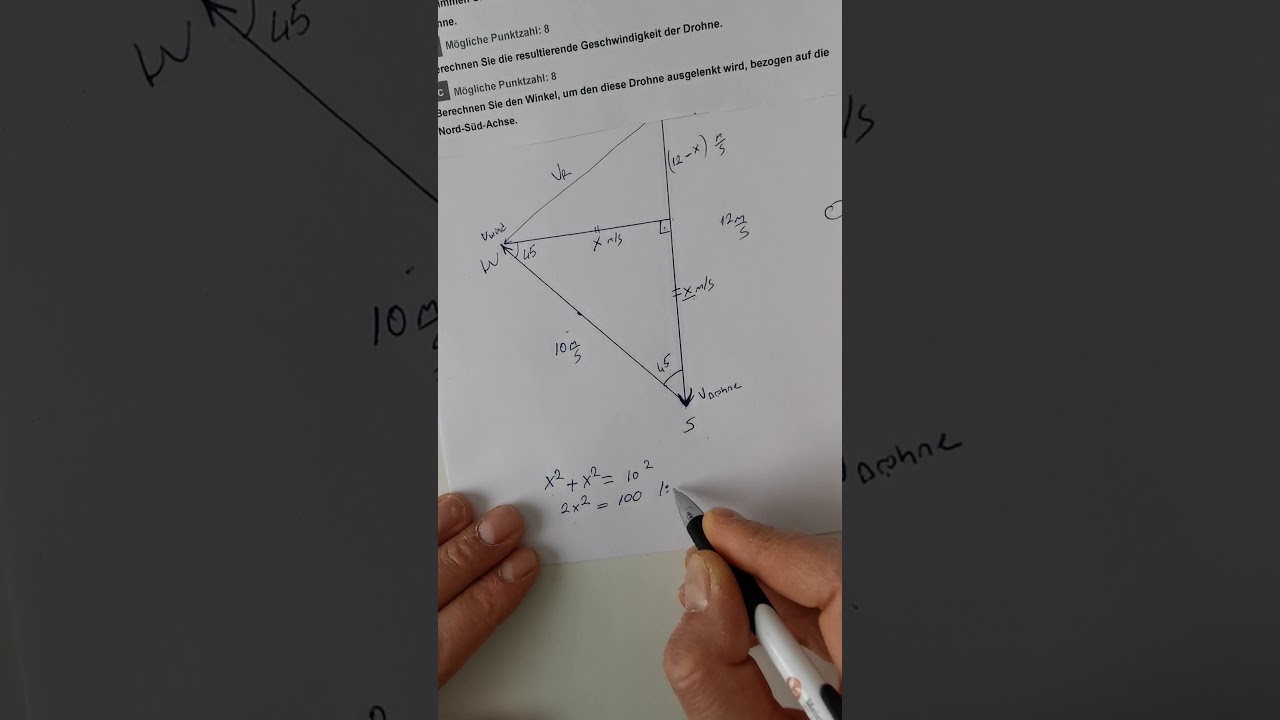 BQ Prüfung NTG 2019 Herbst,Drohne, Quadrocopter, Winkel funktion, Pythagoras