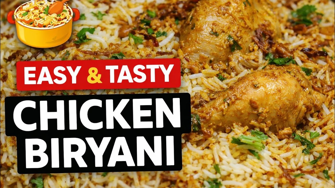 Chicken Biryani घर पर कैसे बनाएं | Easy & Tasty Biryani Recipe