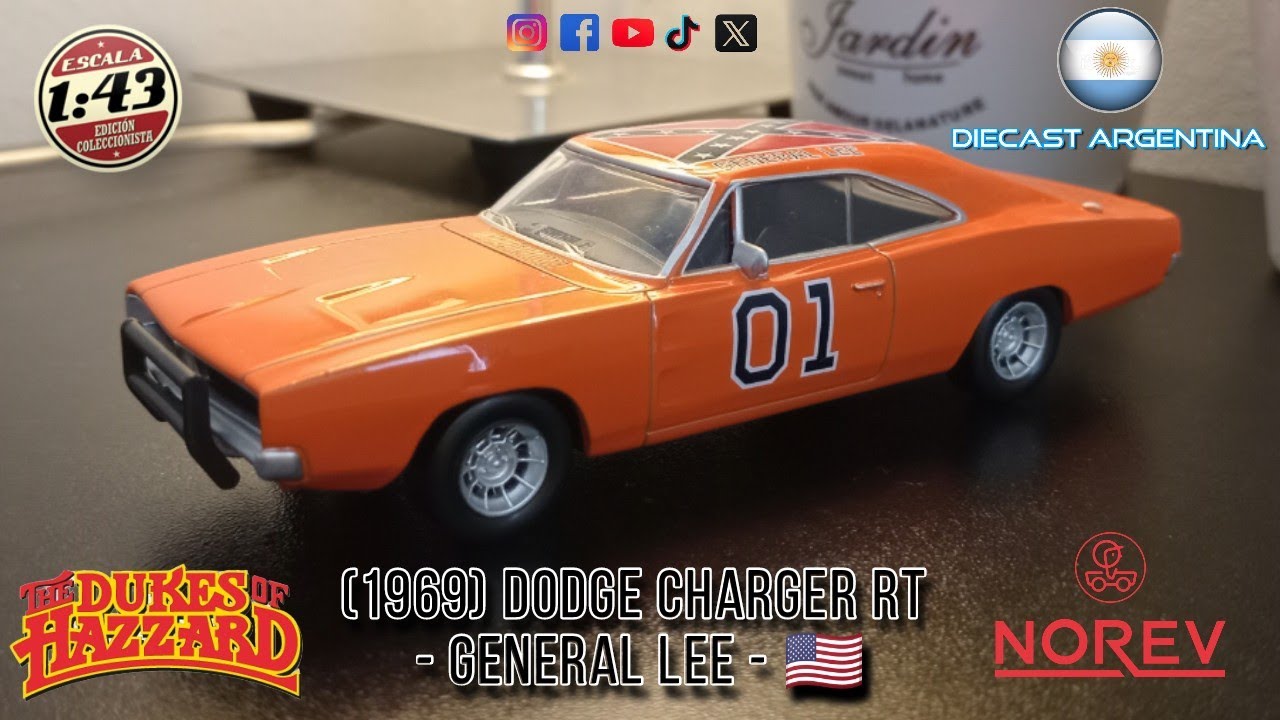 1969 Dodge Charger (General Lee) - Norev 1/43