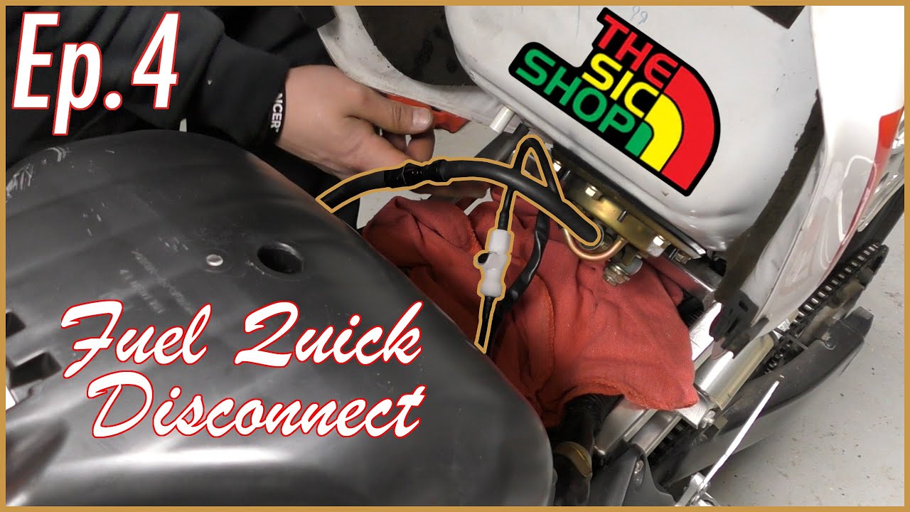 2001 F4i Stunt Bike Build - Episode 4: The Sic Shop Fuel Quick Disconnect