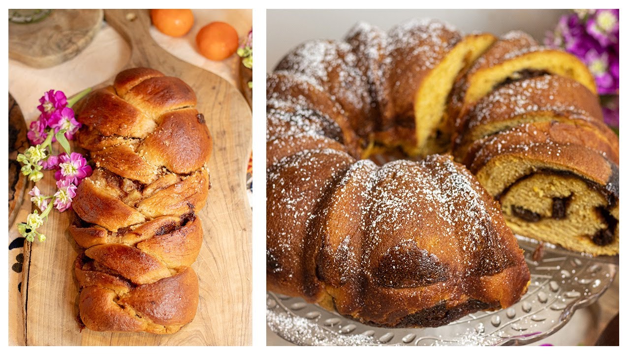 Make these Sweet Tsoureki Loaves for Autumn: Pumpkin Spice & Pear Spice