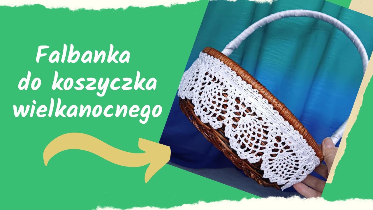#bajeryeliszydełkowanie Falbanka Do Koszyczka Szydełko
