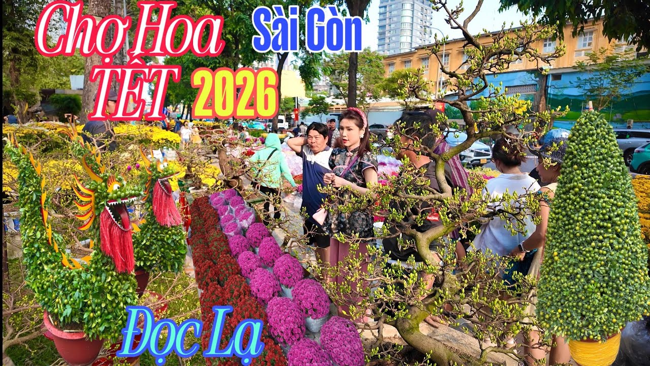 Rạo Rực Chợ Hoa Tết Sài Gòn 2026 | Bất Ngờ HotGirl Mua Cây Mai Không Hỏi Giá Tắc Độc Lạ 