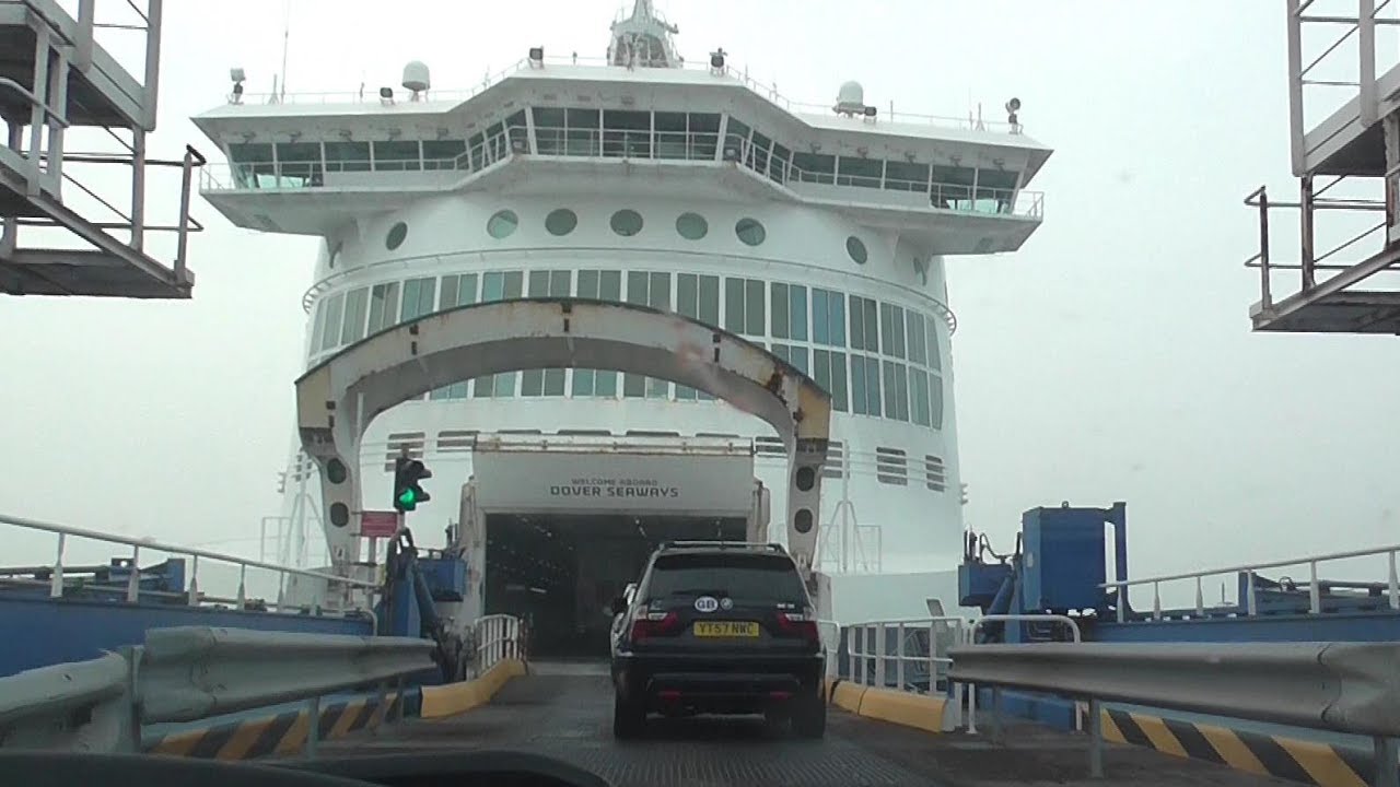 DFDS - Dover Seaways - FOGGY crossing from Dunkirk to Dover