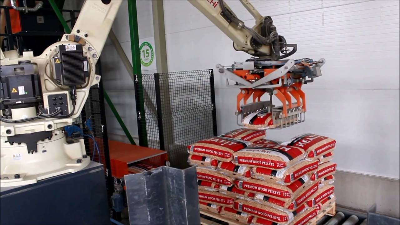 Palmako Heatit pellet packing
