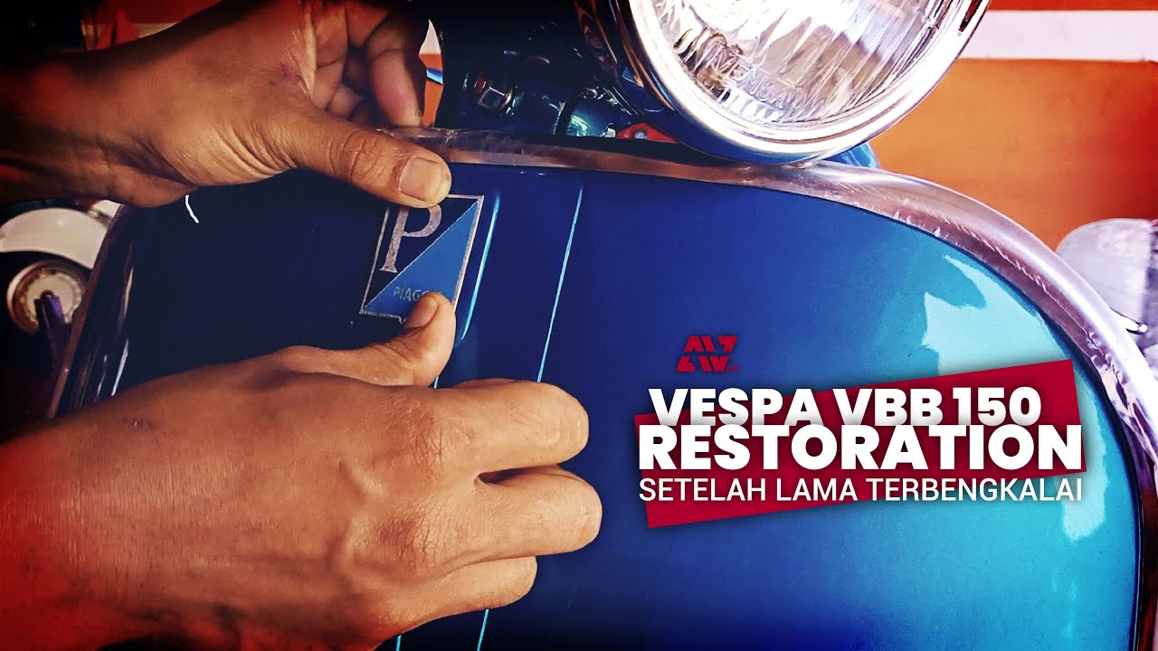 Vespa VBB 150 Fully Restoration + Rim Tubeless SIP 8'