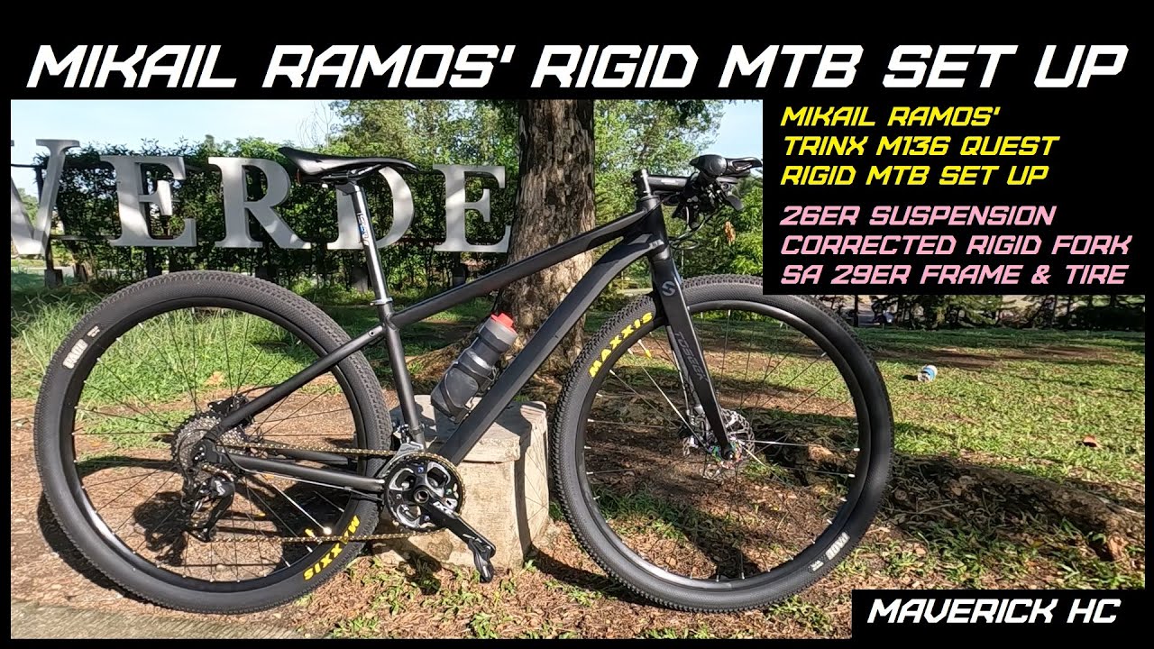 BIKECHECK=TRINX M136 QUEST RIGID MTB SET UP BY MIKAIL RAMOS