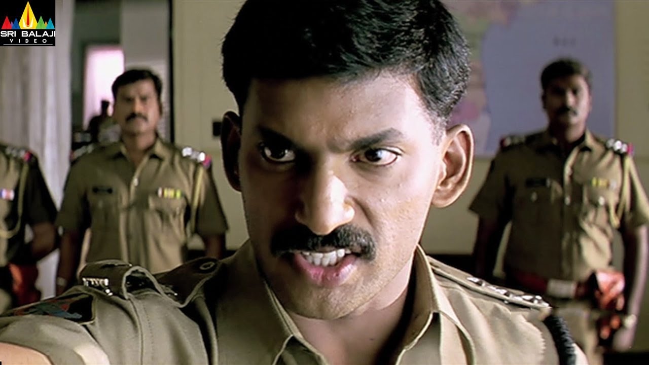 Salute Movie Vishal Action Scene | Telugu Movie Scenes | Nayantara, Upendra | Sri Balaji Video