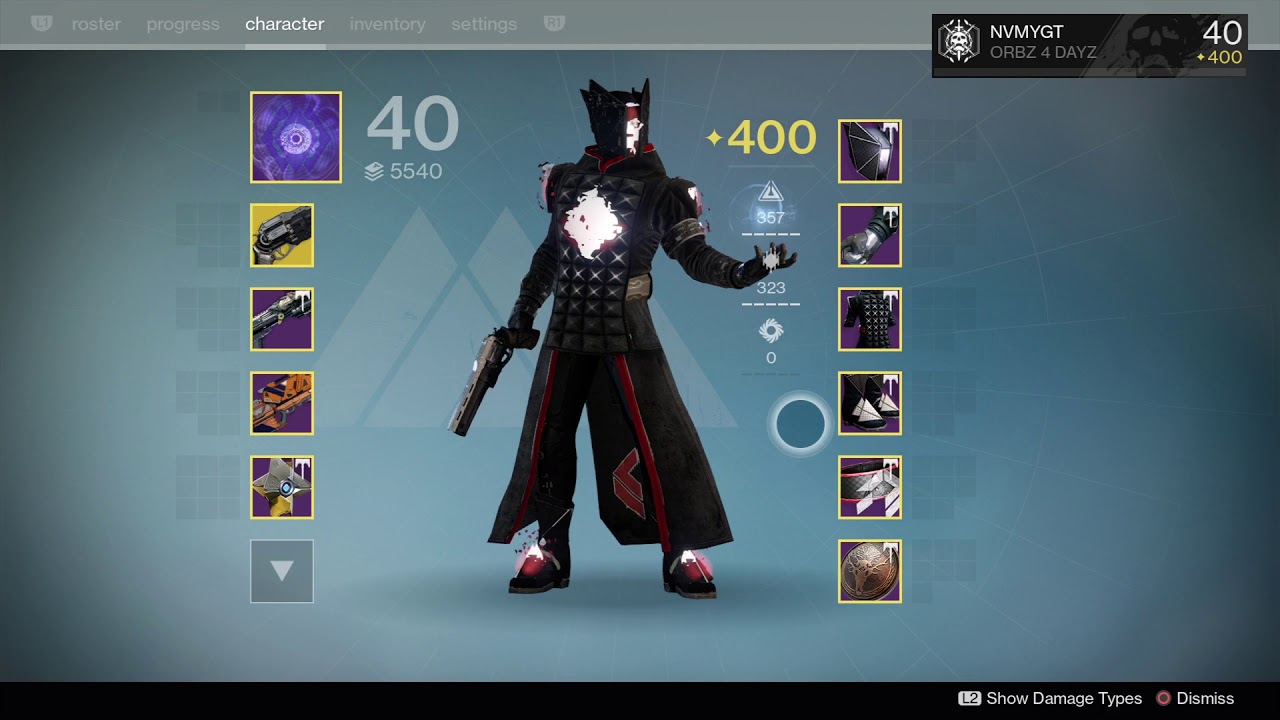 Destiny 1 Warlock ornamented armor sets