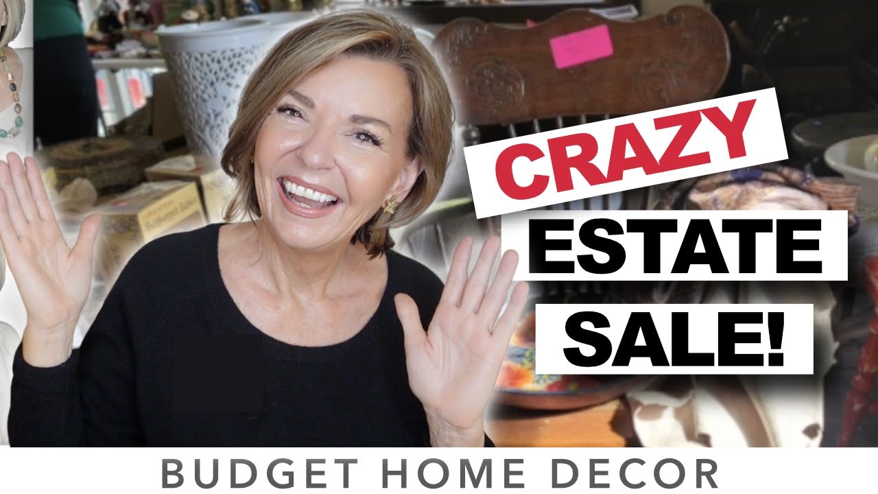 CRAZY Estate Sale! Vintage Home Decor | Budget Thrifting | Thrift with Me!