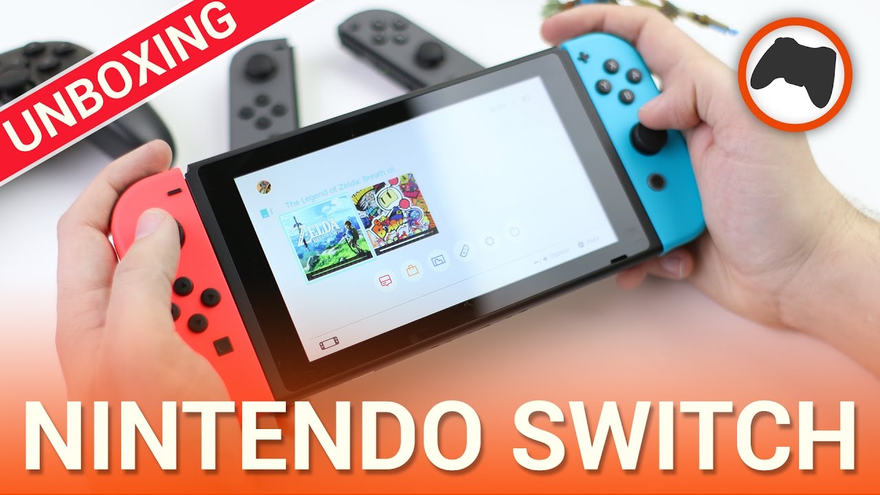 Nintendo Switch, unboxing e primo avvio!