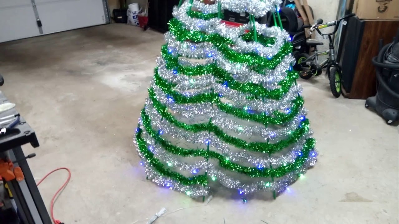 Home made Outdoor Christmas Tree