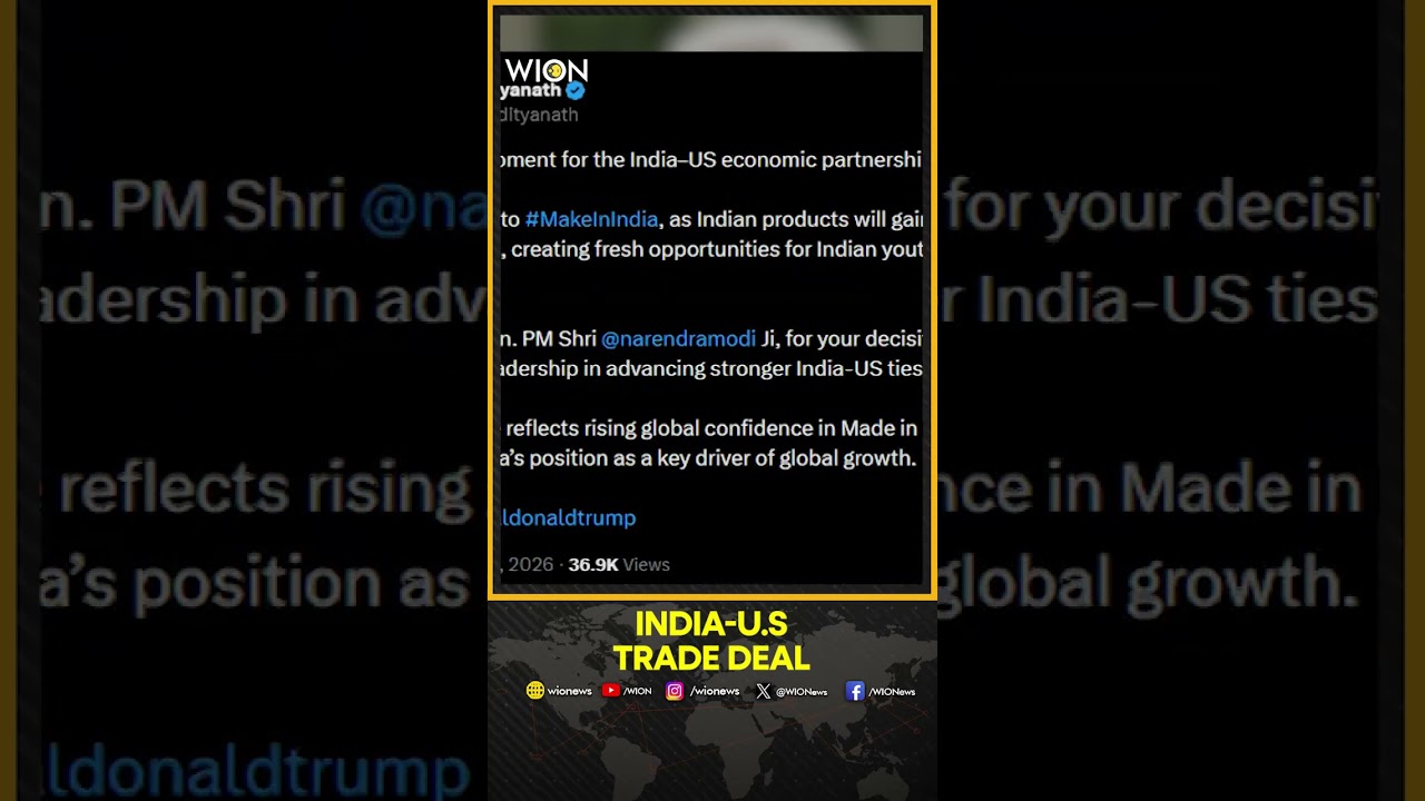 India-US Trade Deal&nbsp;Announced by US President; Tariff Slashed to 18%, Leaders React | WION