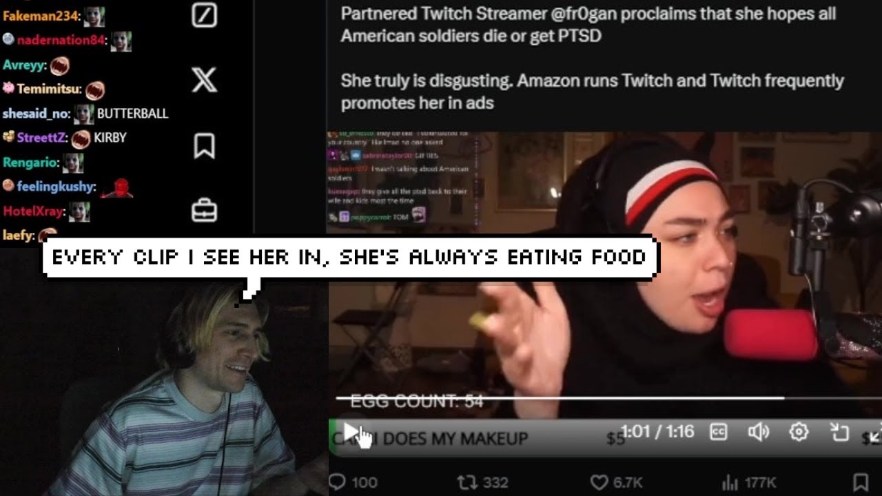 xQc Reacts to Twitch Streamer 