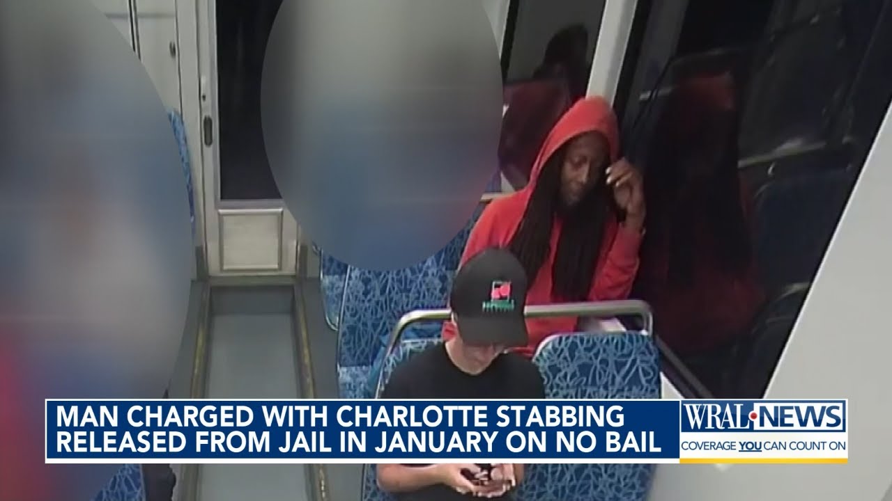 Decarlos Brown Jr., charged in the Charlotte Stabbing, was released from jail in January on no bail