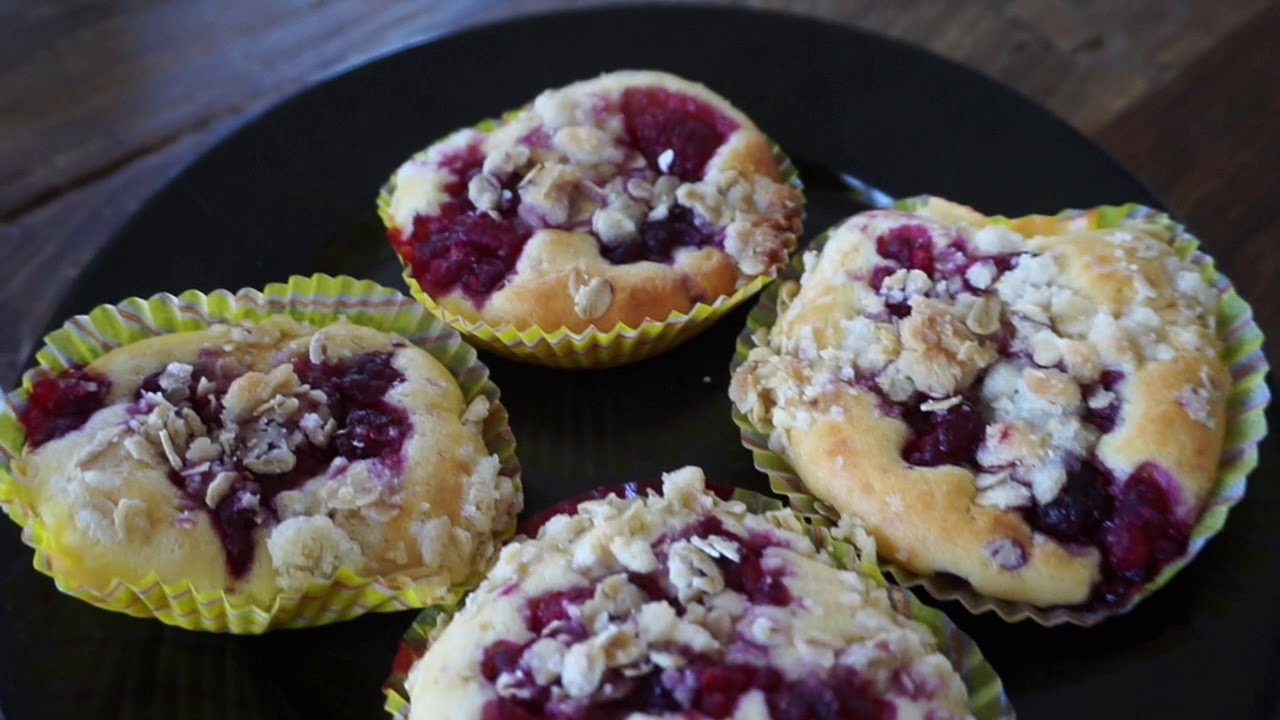 Tv&aring; enkla bakverk - Hallonmuffins & Dumlekakor