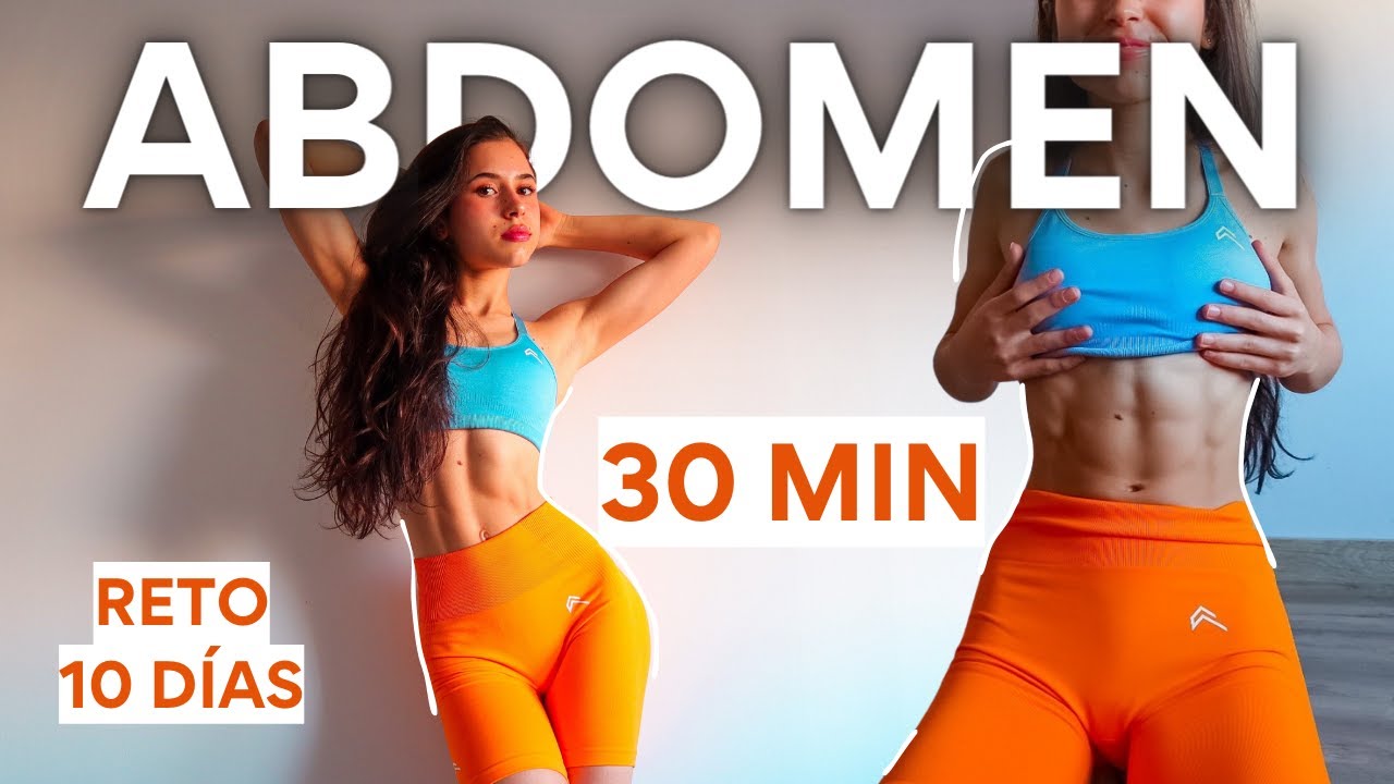 30 min ejercicios ABDOMEN Y VIENTRE PLANO + CINTURA EN CASA - rutina de abdomen en casa para mujeres