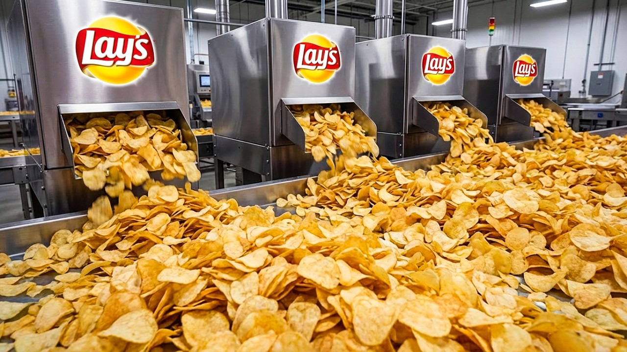 How Lays Potato Chips Is Actually Made in Factories