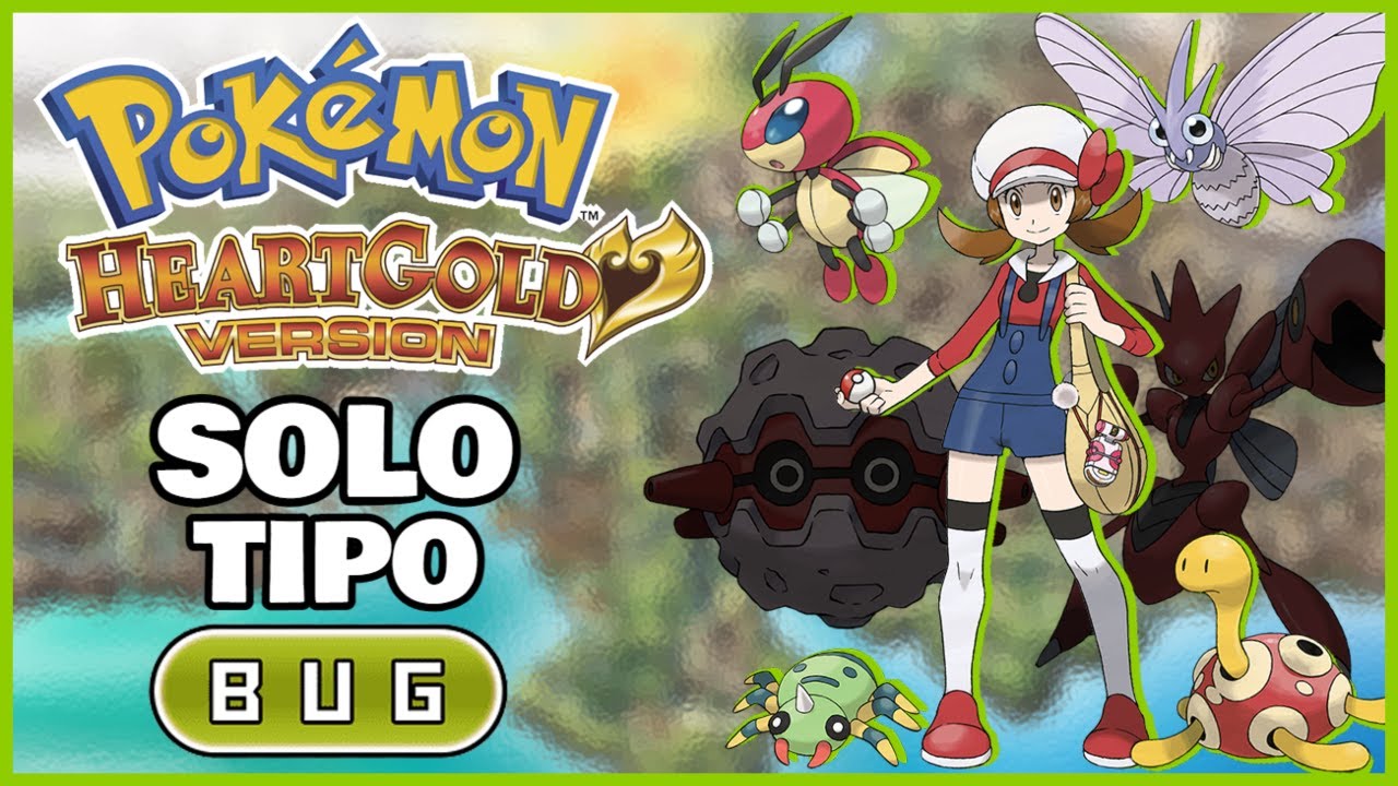 🐞[RETO HARDCORE] POKÉMON HEART GOLD USANDO SOLO POKÉMON TIPO BICHO!? | Gran Autor.