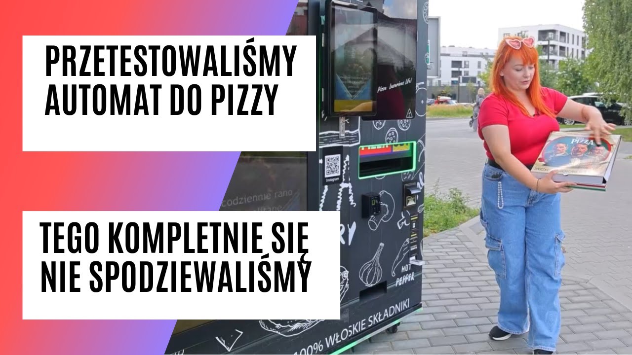 Kupiła pizzę w pizzomacie. Jedna rzecz totalnie ją zaskoczyła