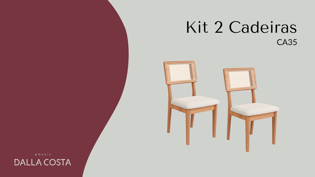 Montagem Kit 2 Cadeiras - CA35