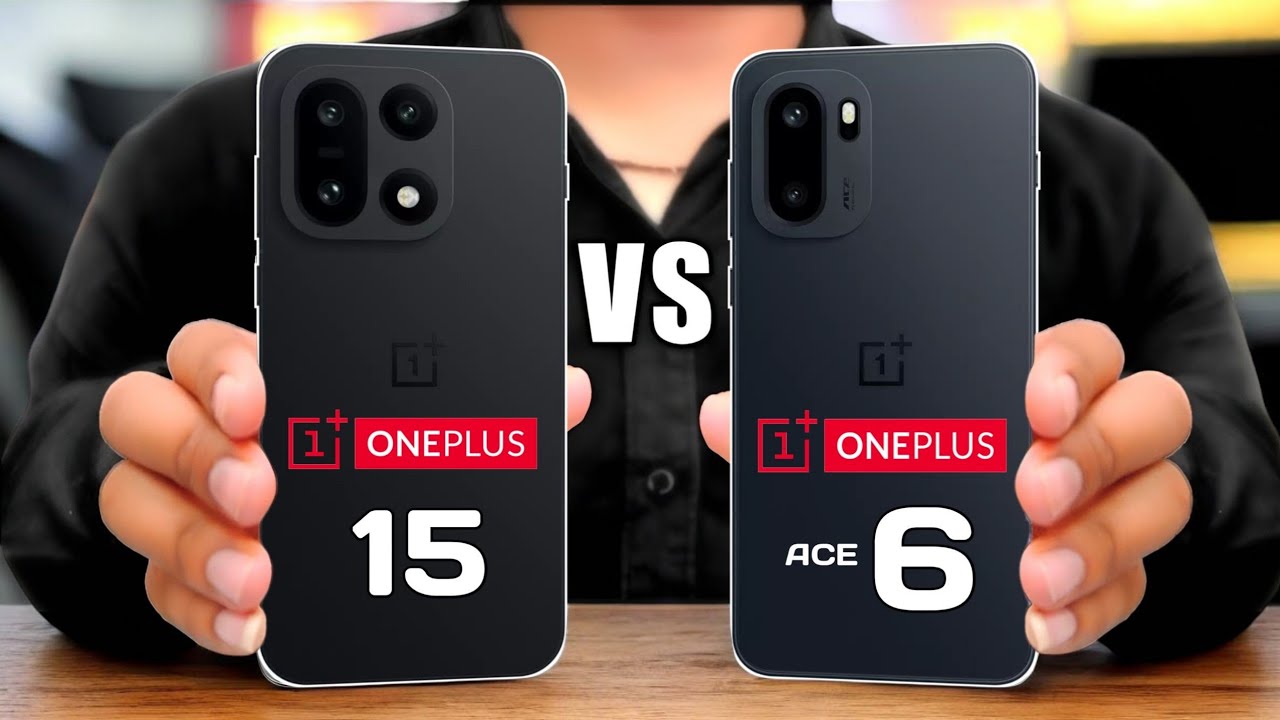OnePlus 15 Vs OnePlus Ace 6 || Full Specs and review ⚡