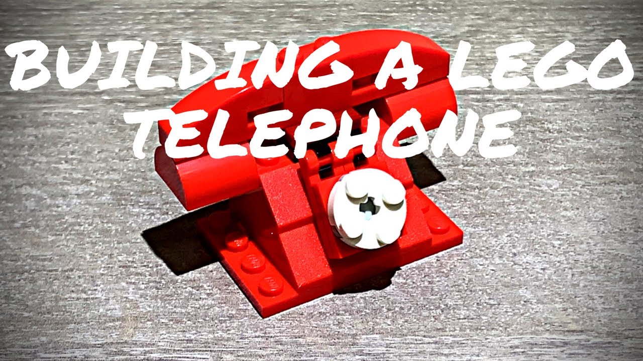 How to build a LEGO TELEPHONE- Step by step (2019)