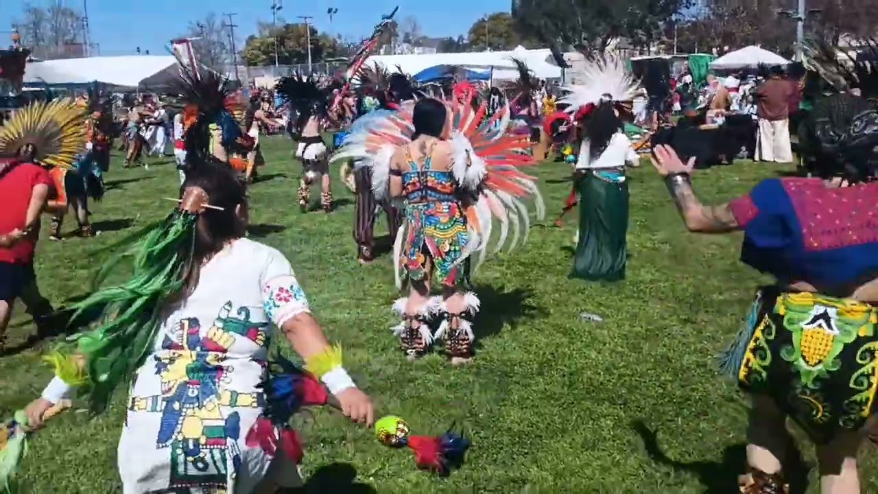 Danzantes at Ruben Salazar park East Los Angeles 